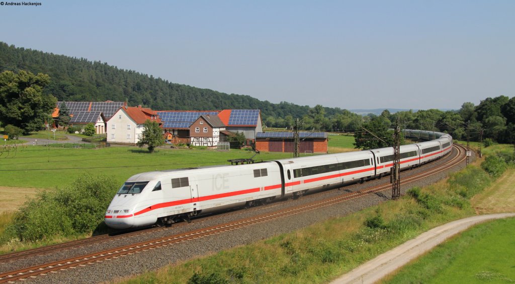401 088-0  Hildesheim  als ICE 595 (Berlin Ostbahnhof-Mnchen Hbf) bei Hermannspiegel 9.7.13