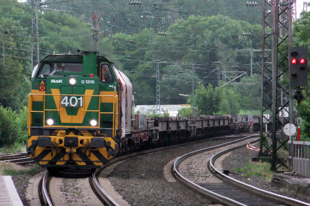 401 der Dortmunder Eisenbahn in Castrop-Rauxel 22.6.2012