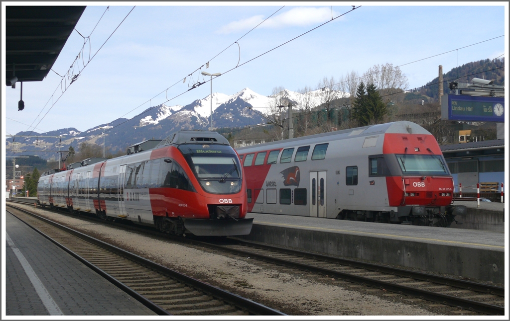 4024 023-6 erreicht Bludenz. (30.03.2010)