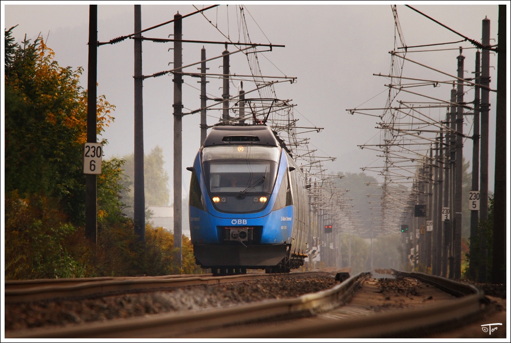 4024 120 als R1705, auf der Fahrt von Bruck an der Mur nach Villach. Zeltweg 19.09.2010