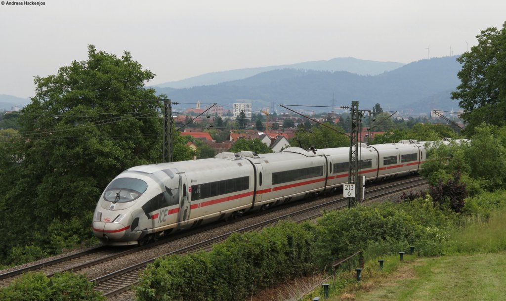 403 *** und 403 012-1  Montabaur  als ICE ***? bei Freiburg 27.5.12