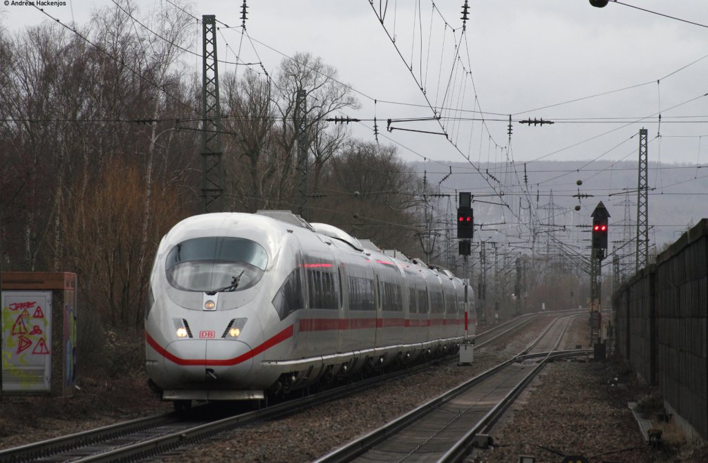 403 030-0  Gttingen  als ICE 206 (Basel SBB-Dortmund Hbf) bei Karlsruhe Hagsfeld 15.2.12