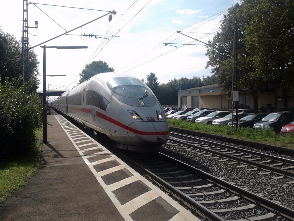 403 537-4 als ICE 206 in Orschweier. (17.09.2012)