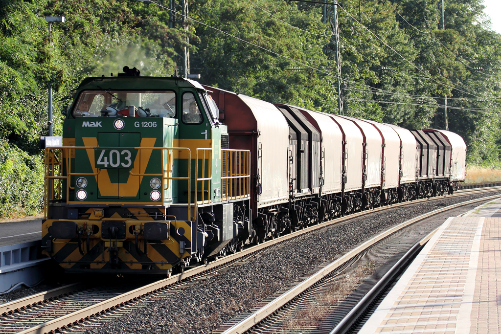 403 der Dortmunder Eisenbahn in Castrop-Rauxel 8.8.2013