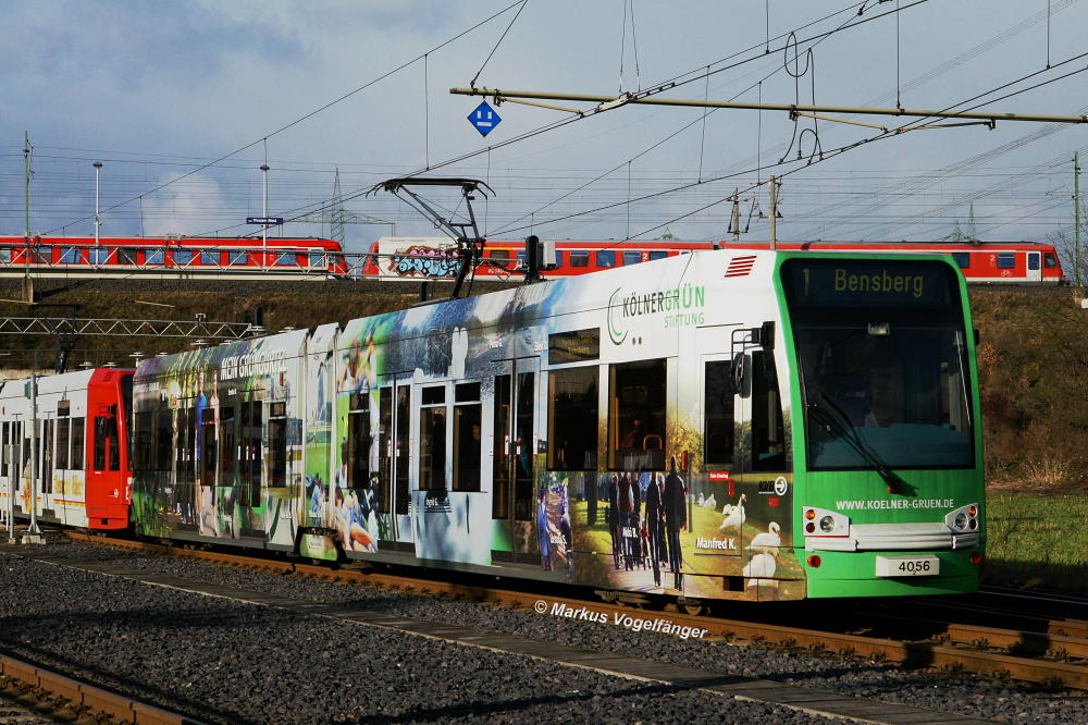 4056 an der Haltestelle Weiden West am 08.02.2013.