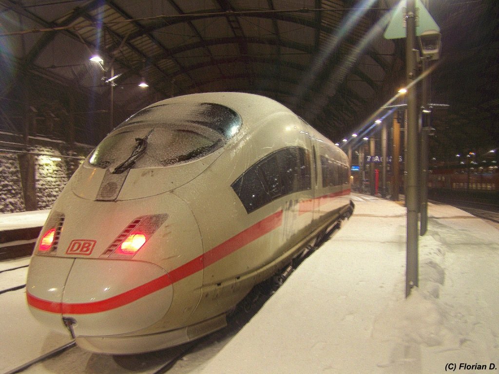 406  Frankfurt(Main)  auf seinem Weg nach Br�ssel als ICE10 in Aachen Hbf 14.02.2010