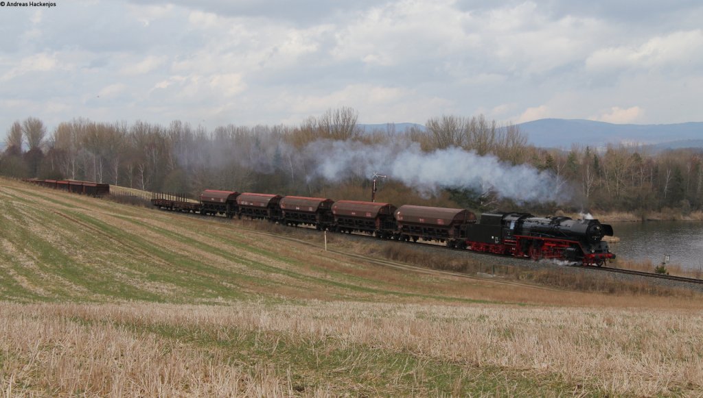 41 1144-9 mit dem DGz 204 (Eisenach Gbf-Meiningen) bei Breitungen 11.4.13