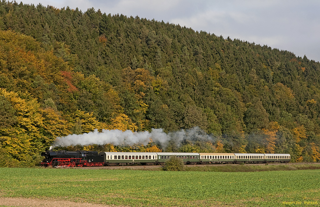 41 1144 near Schwallungen on the 8th of October in 2010 - Plandampf organised by Team LoRie