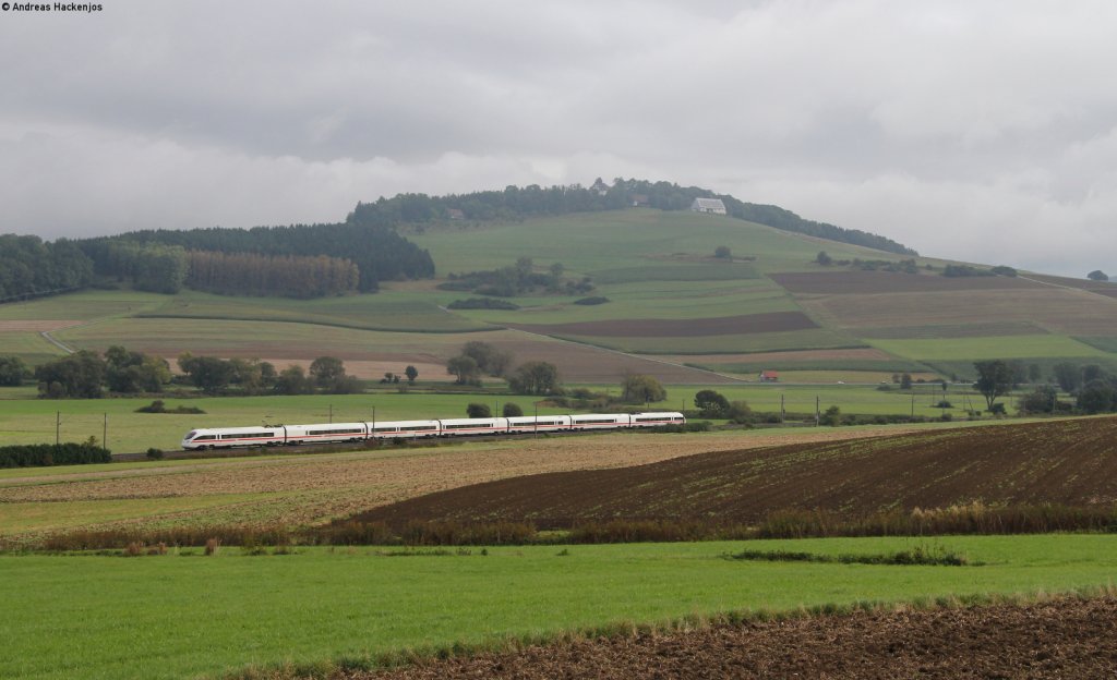 411 075-5  Villingen-Schwenningen  als LPFT-T 46111 (M�nchen Laim Rbf-Villingen(Schwarzw) bei Neudingen 15.9.12