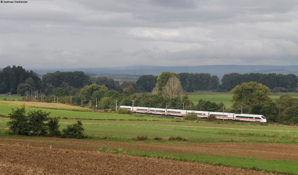 411 075-5  Villingen-Schwenningen  als LPFT-T 46111 (M�nchen Laim Rbf-Villingen(Schwarzw) bei Neudingen 15.9.12