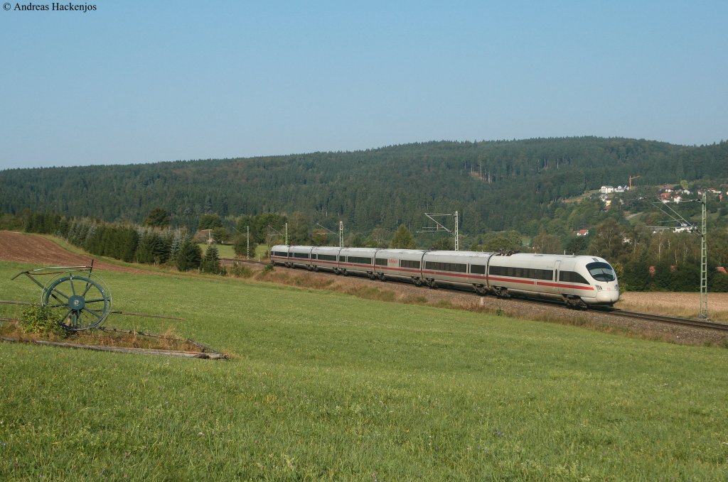 411 081-3  Horb am Neckar  als ICE 181 (Frankfurt(Main)Hbf-Zrich HB)bei Mhringen 8.9.09