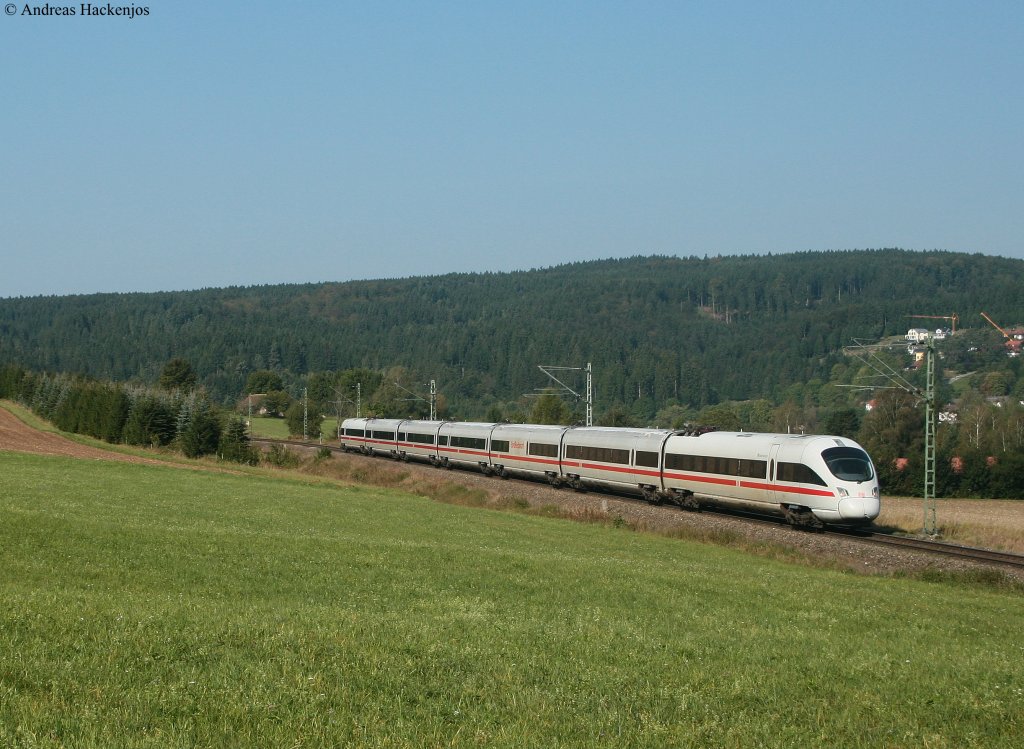 411 084-7  Kaiserslautern  als ICE 282 (Zrich HB-Stuttgart Hbf) bei Mhringen 10.9.09