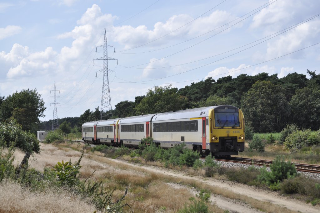 4136 zwischen Overpelt und Lommel. Aufgenommen am 04.08.2012