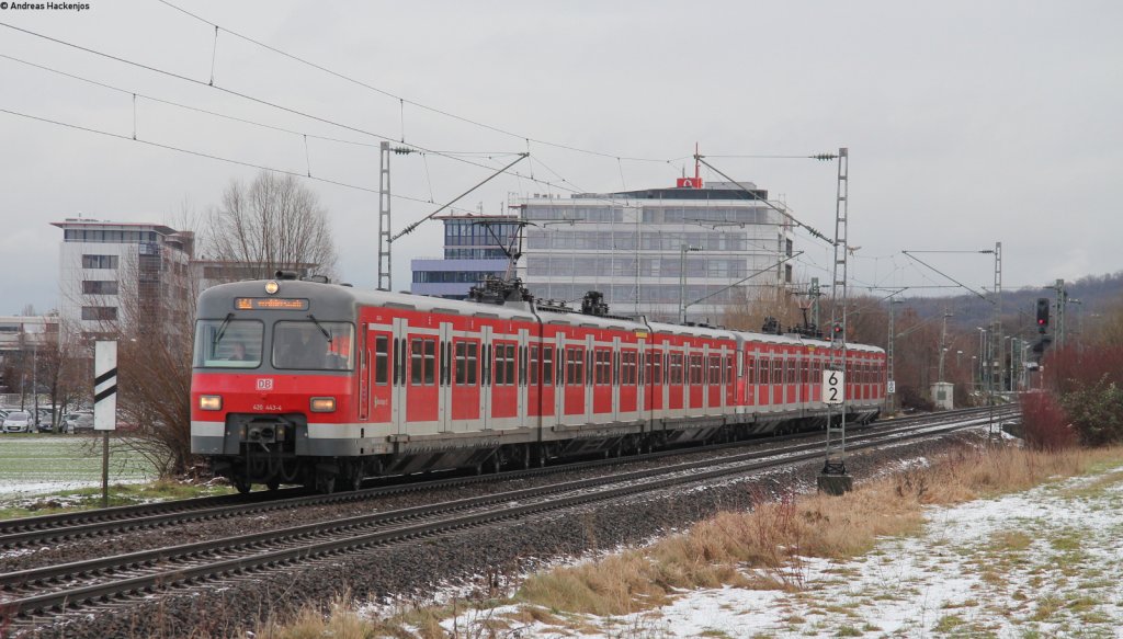 420 443-4 und 457-4 als S6 nach Weil der Stadt bei Weilimdorf 10.12.12