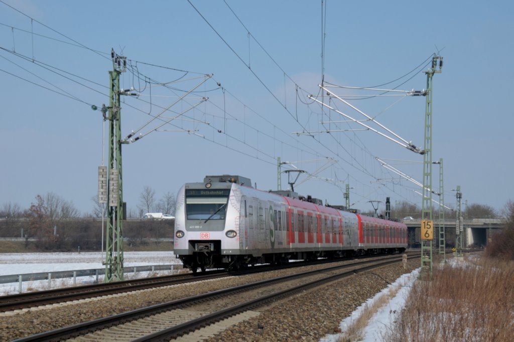 423 089 & 152 am 03.03.13 in Mnchen-Feldmoching