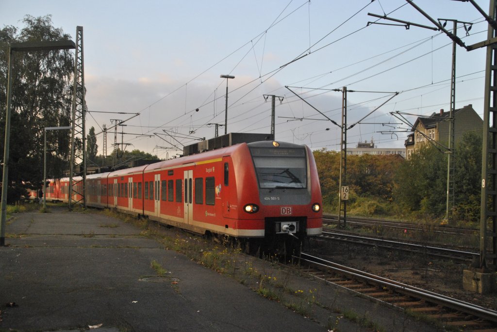 424 501-5 Stdtenamme  Burgdorf , am 12.10.2010 in Lehrte.