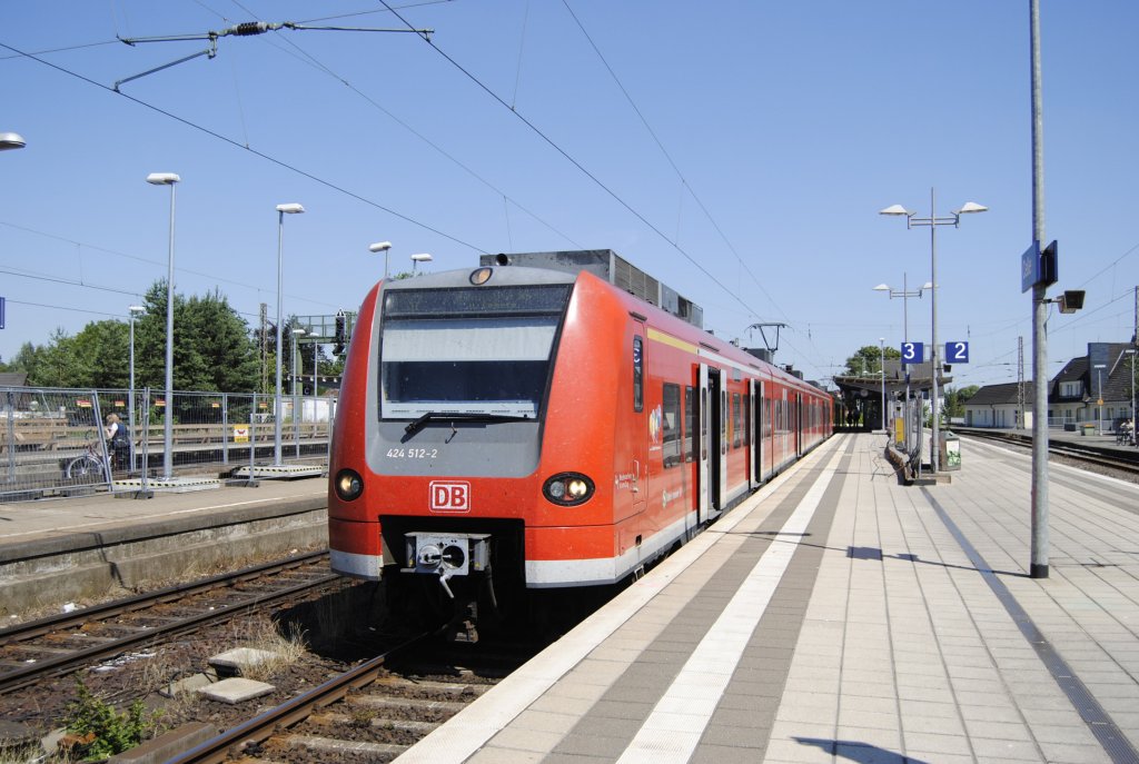 424 512-2 in Celle, am 19. Juli 2010.
