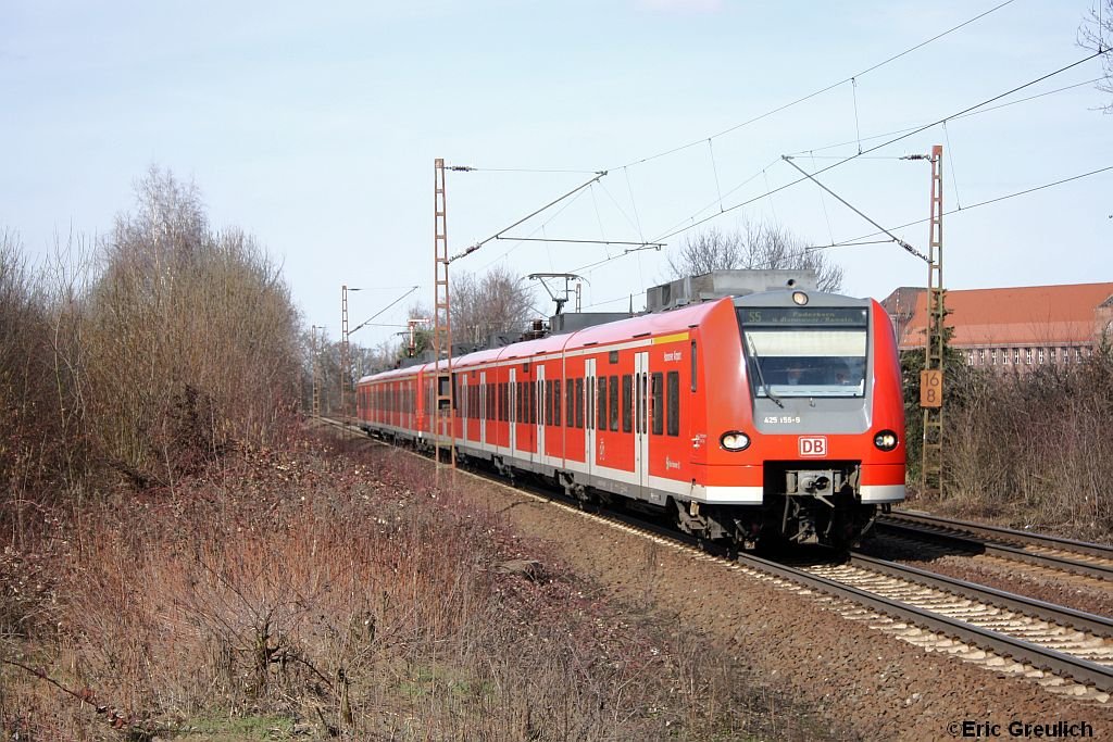 425 155 am 22.3.10 in Limmer als Umleiter.