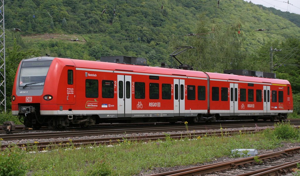 426 541  Rentrisch  als Dienstfahrt am 24.6.11 in Bullay
