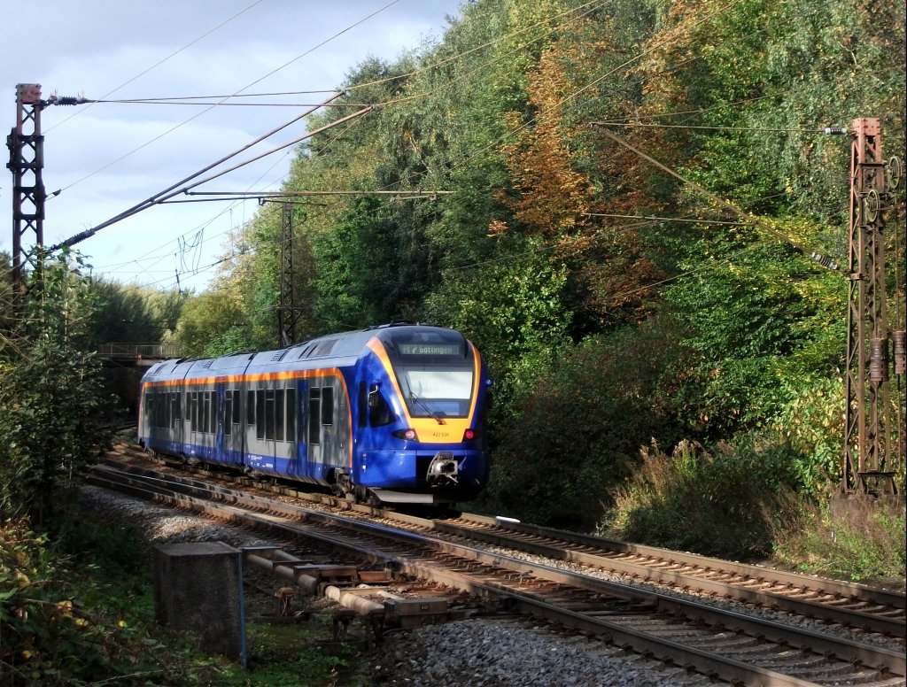 427 559 von Cantus ist am 08.Oktober 2011 als R7 nach Gttingen in Gttingen-Leineberg.