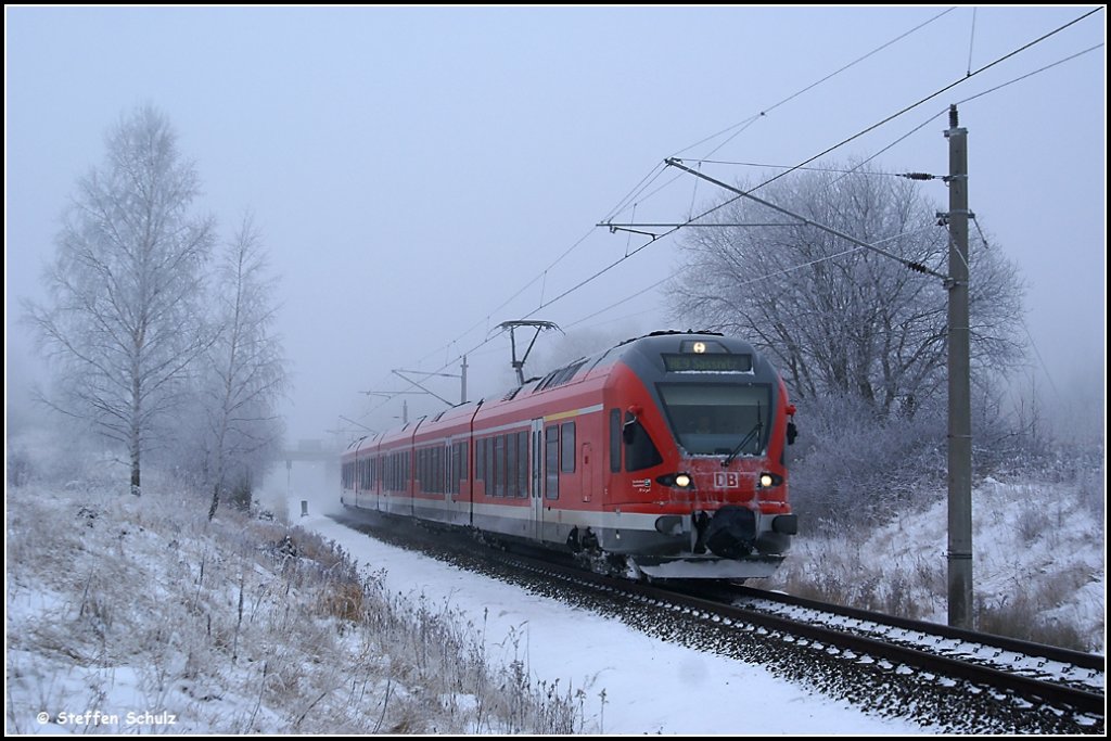 429 als RE9 aus Rostock nach Sassnitz am 19.12.10.