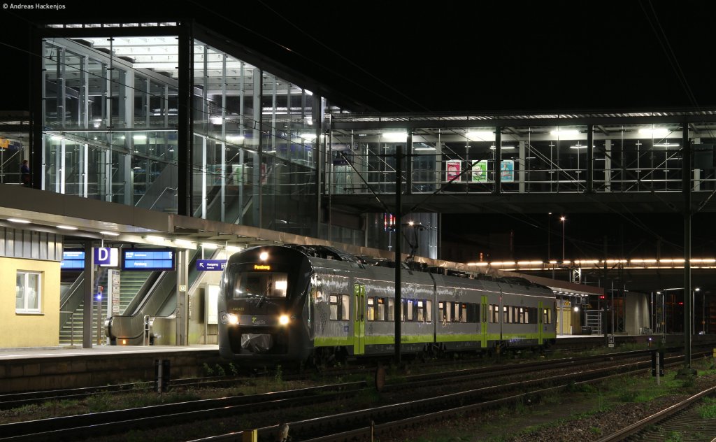 440 413-3 als ag 84480 (Regensburg Hbf-Parsberg) im Startbahnhof 29.9.11