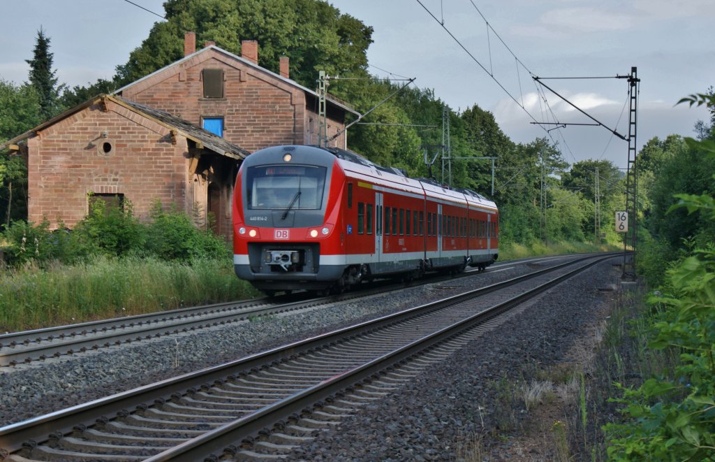 440 814-2 der DB in Vollmerz am 11.07.13