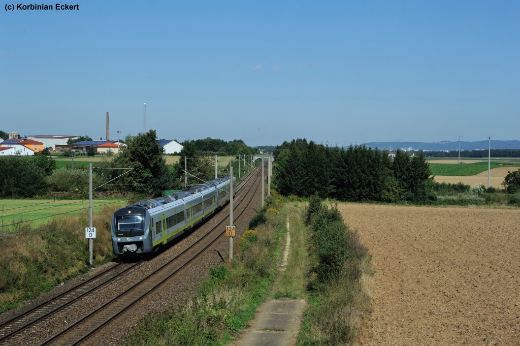 440 909 als Ag 84311 von Donauwrth nach Eggmhl bei Kfering, 29.08.2012