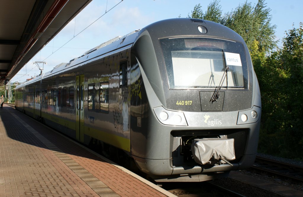 440 917 agilis fr Cantus unterwegs nach Bebra in Eisenach am 14.09.2011