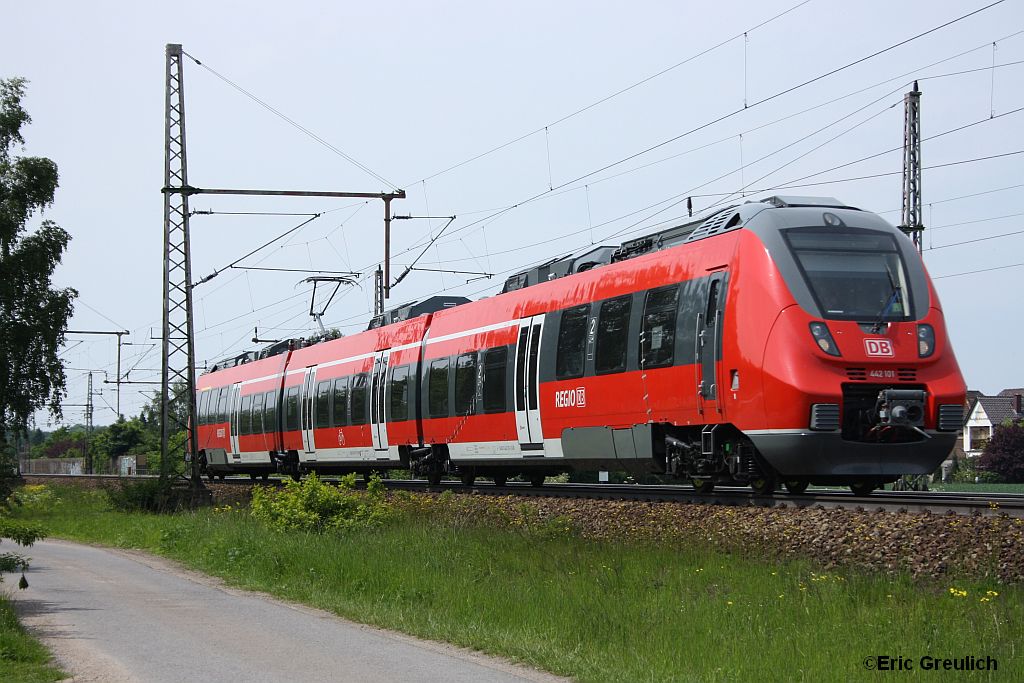 442 101 auf Testfahrten am 29.5.10 in Dedensen.