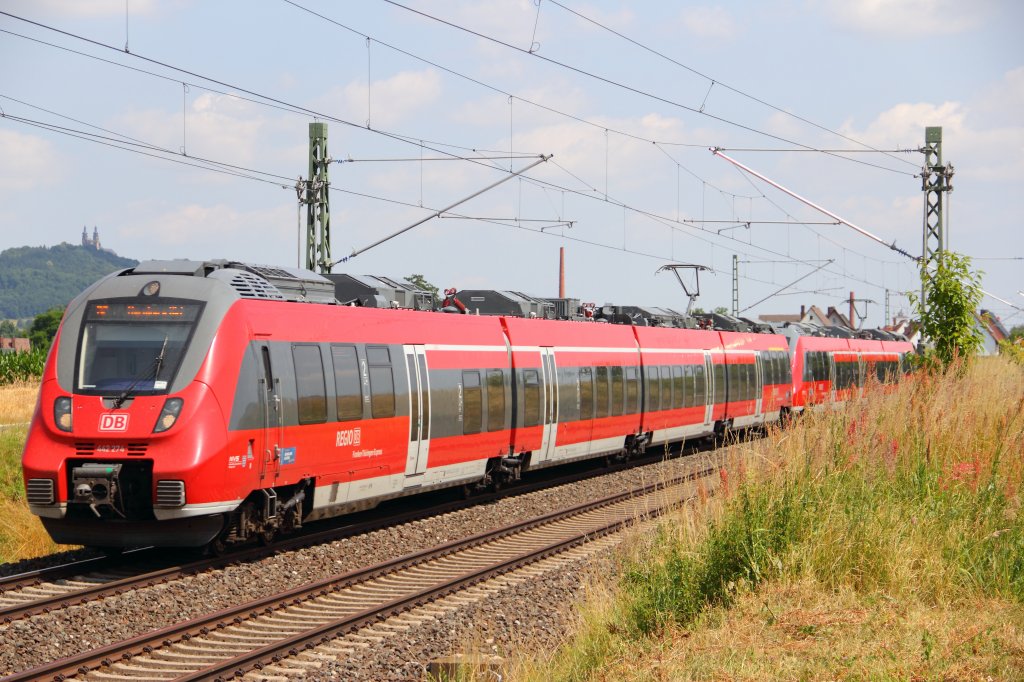 442 274 DB bei Staffelstein am 15.07.2013.