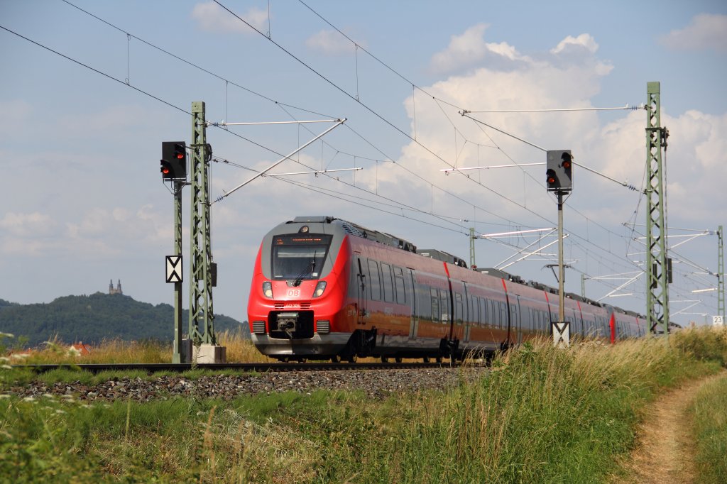 442 305 DB bei Staffelstein am 10.07.2013.
