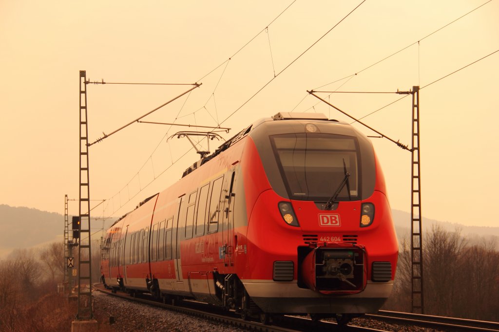 442 604 DB bei Horb am 30.03.2013.