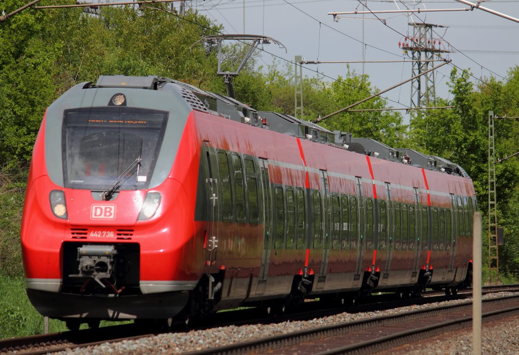 442 736 S-Bahn Nrnberg bei Horb am 10.05.2012.