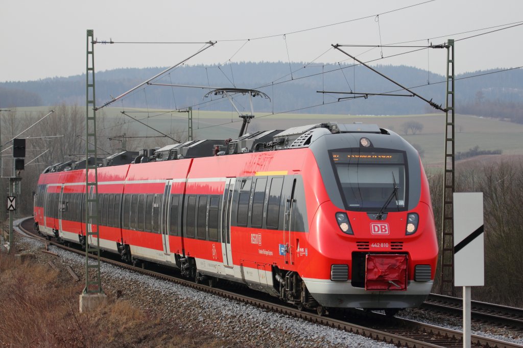 442 810 DB bei Horb am 26.03.2103.