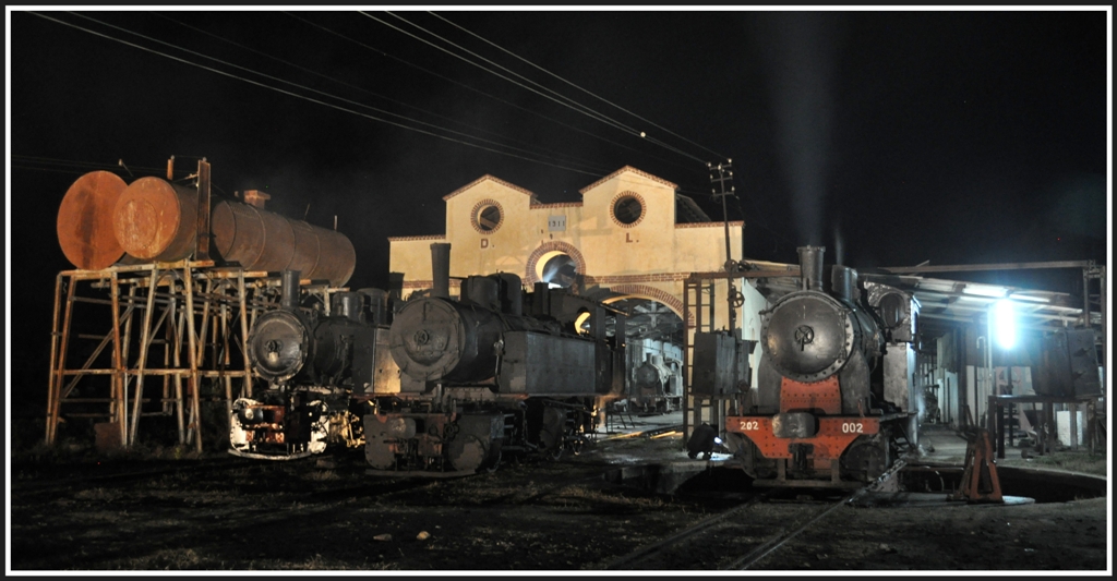 442.56, 440.008, 202 010(im Depot) und 202 002 vor dem Depot Asmara. (31.01.2012)