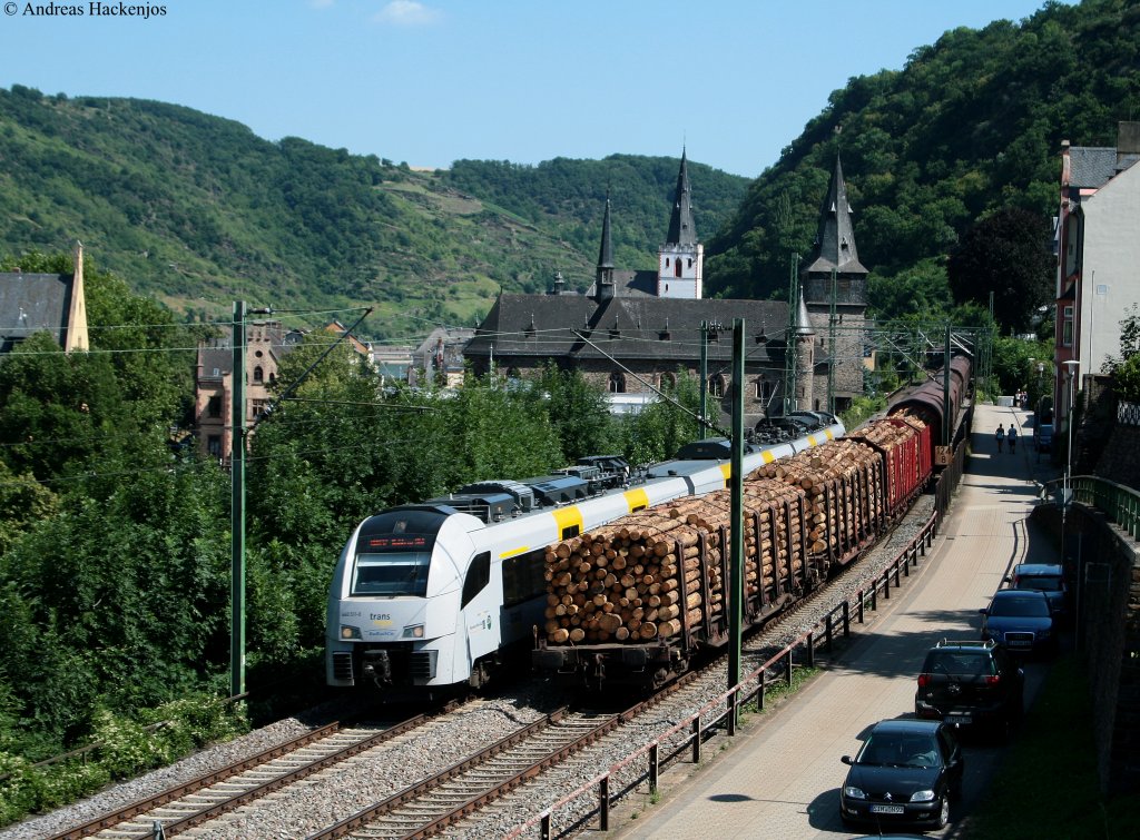 460 511-9 als MRB84138 (Mainz Hbf-Kln Messe/Deutz) in St.Goar 19.7.10