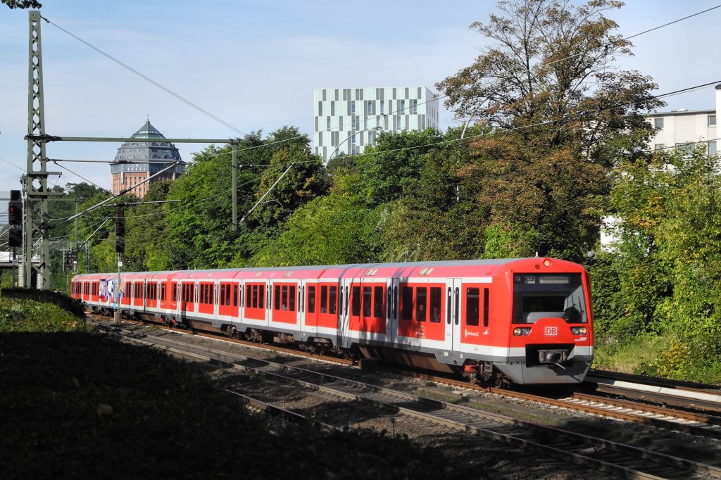 474 002 & 044 am 29.09.12 an der Verbindungsbahn beim Dammtor