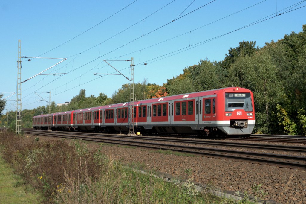 474 129 & 124 am 30.09.12 bei Halstenbek