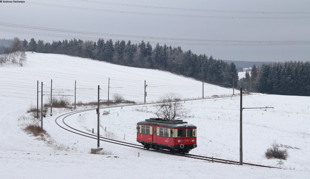 479 203-2 als RB 29929 (Cursdorf -Lichtenhain(a d Bergbahn)) bei Lichtenhain 14.1.13