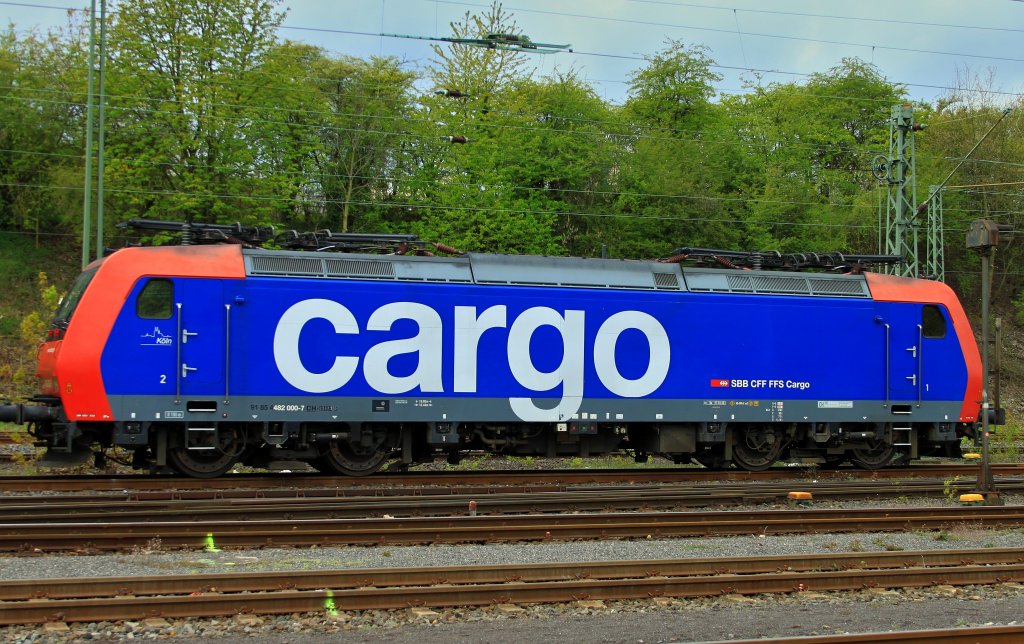 482 000-7 (Kln) der SBB am 25.04.2012 in Aachen West.