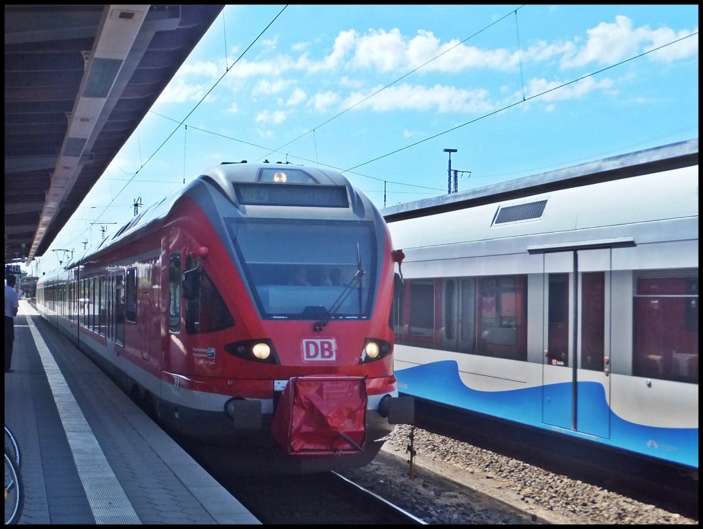 5-teilger Stadtler Flirt (BR 429) als Hanse-Express in Stralsund am 23.07.2013