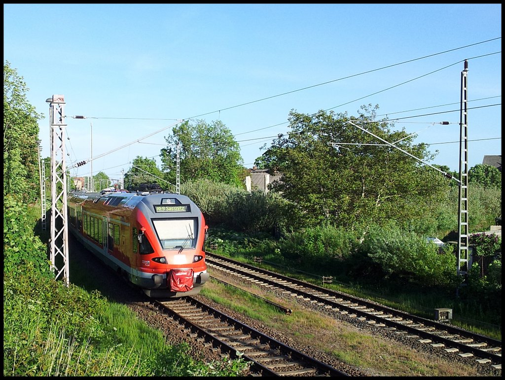 5-teiliger Stadler Flirt (BR 429) in Lancken am 03.06.2013