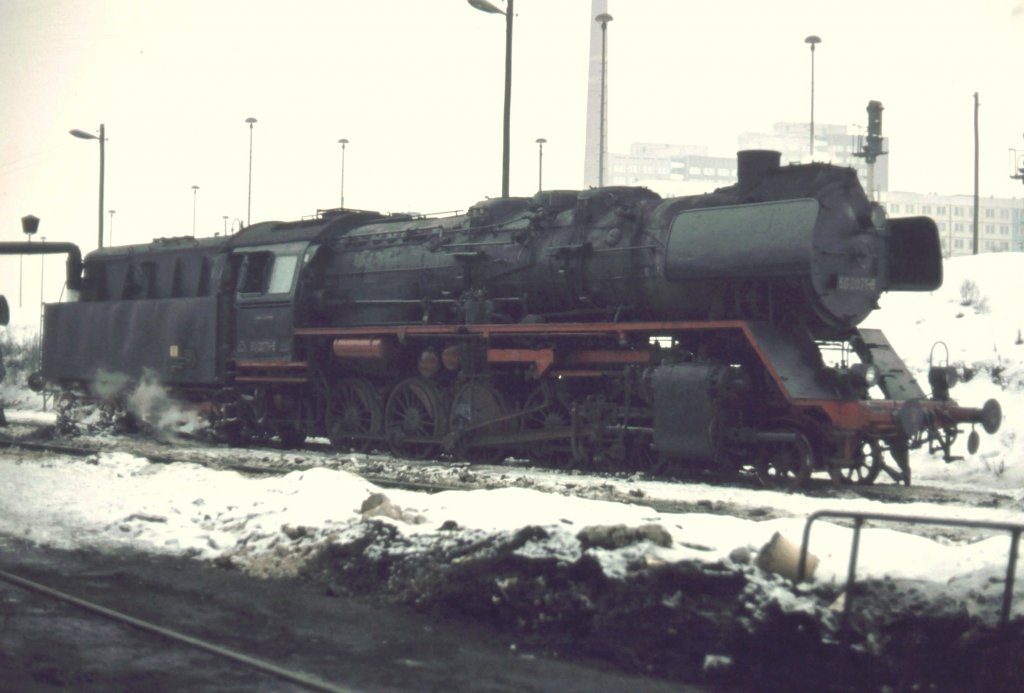 50 0071-6 Bw Berlin-Lichtenberg im Januar 1979 - allen einen sch�nen Nikolaustag !