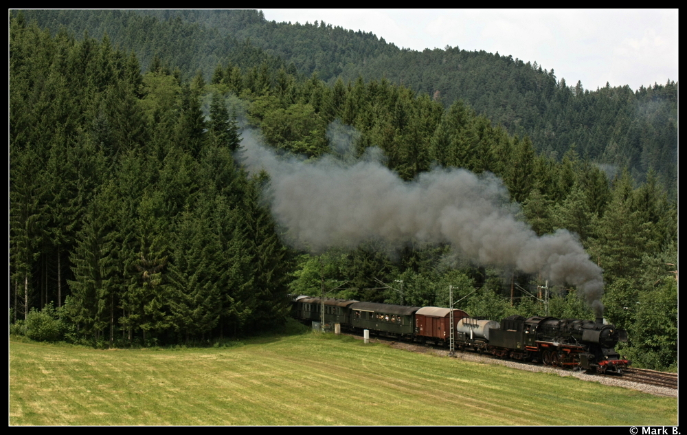 50 2740 bei Hippensbach im Schwarzwald. Aufgenommen am 25.07.10