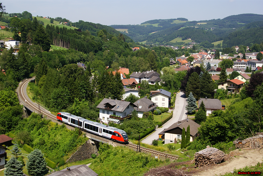 5022 039 fhrt als REX2713 von Wiener Neustadt Hbf nach Hartberg. Aspang, 30.06.2012