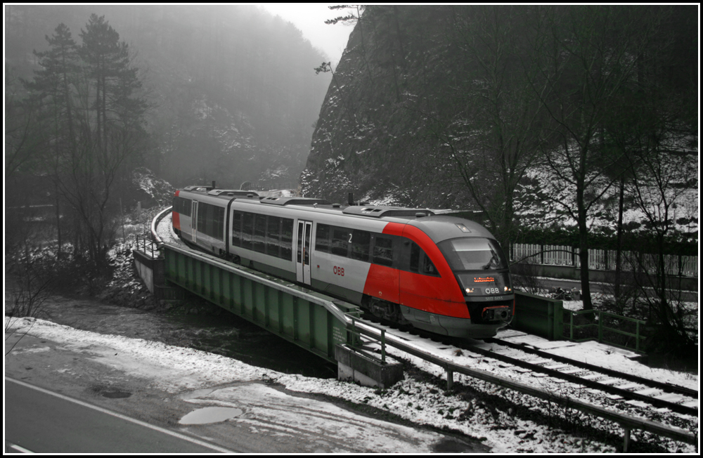 5022 041-5 als R 6525 (Nb - Gt), aufgenommen am 24.12.2012 zwischen Reichental und Ortmann.