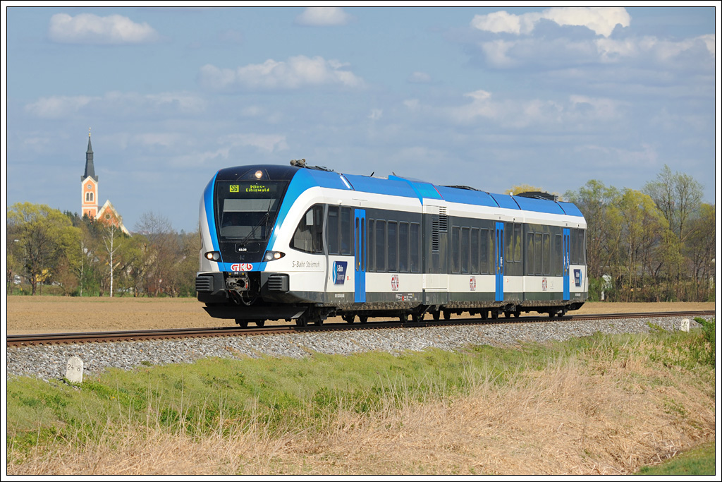 5063 008 als R 4375 von Graz �ber Hengsberg nach Wies-Eibiswald, am 14.3.2012 kurz nach Gro� St. Florian aufgenommen.