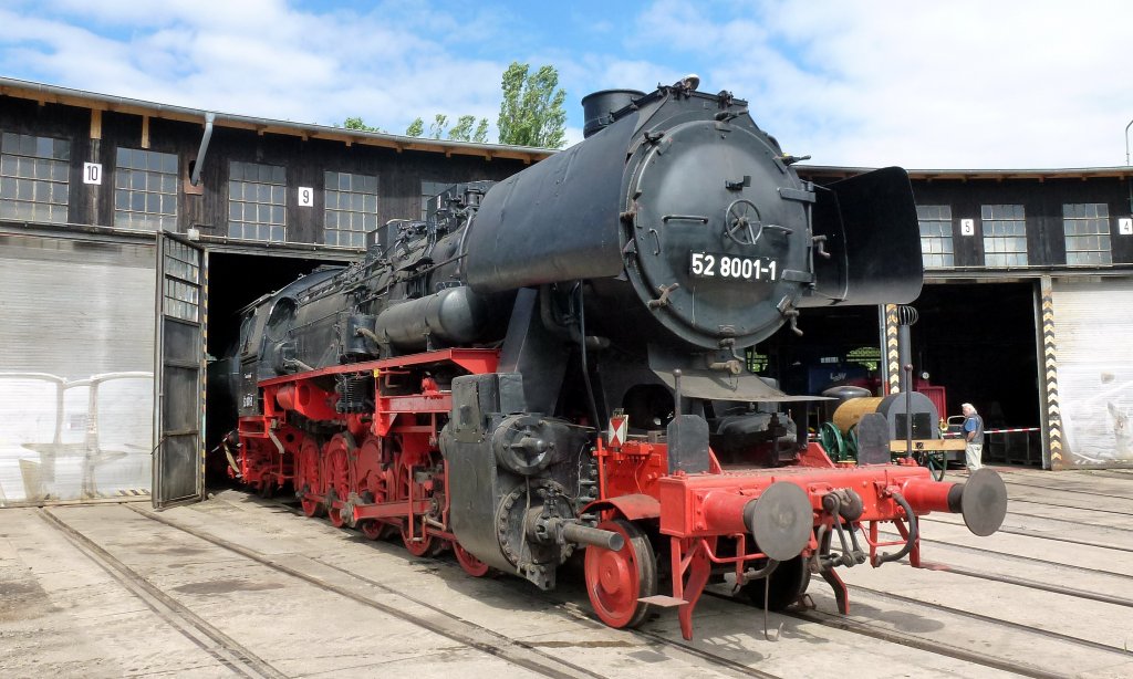 52 8001-1 in Gera. Foto 15.06.13