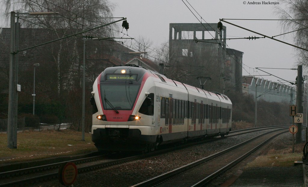 526 652-3 als SBB79843 (Engen-Konstanz) in Mhlhausen 24.1.10